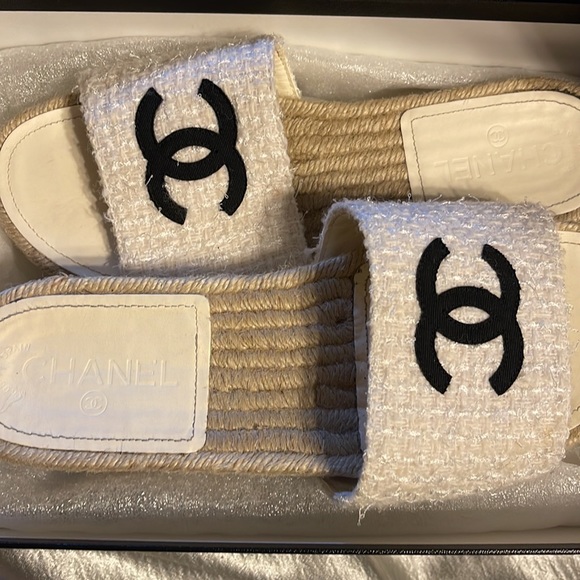 Chanel Espadrilles blk/ white - Picture 3 of 6